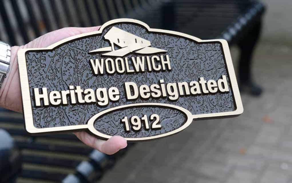 
                     First of new heritage plaques go to old township hall, bandstand in Elmira
                     