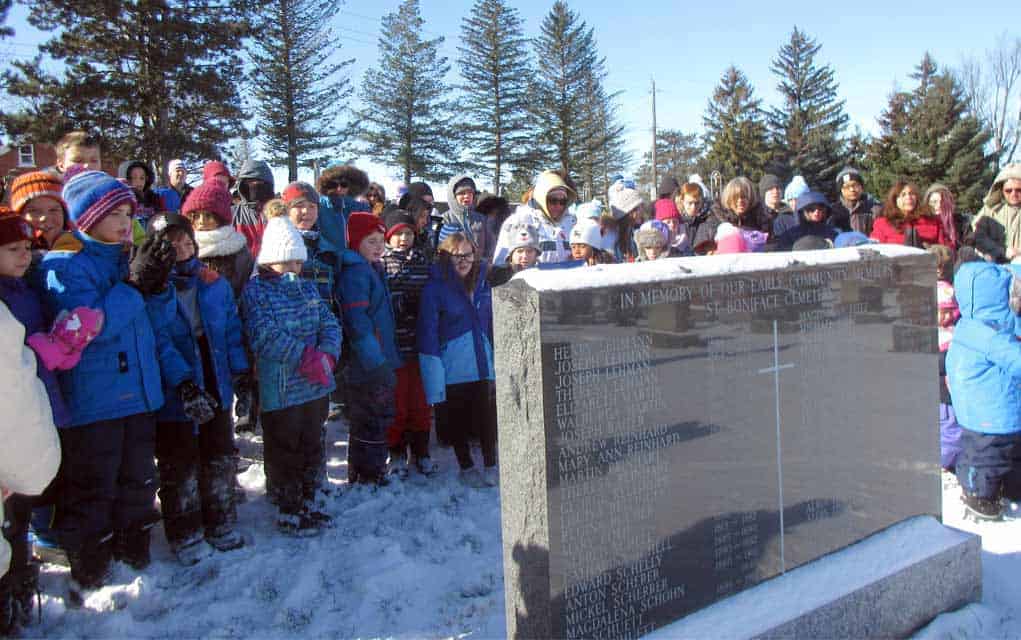 St. Boniface school pays respects for Remembrance Day