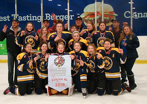 Wilmot bantam girls take tournament gold