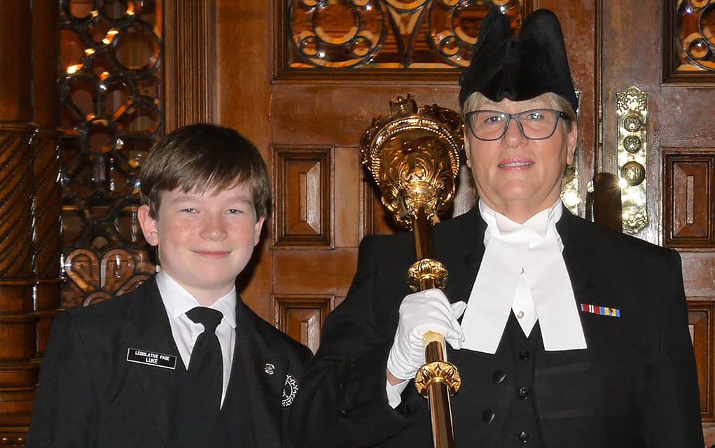 St. Jacobs student gets an up-close look at Queen’s Park antics