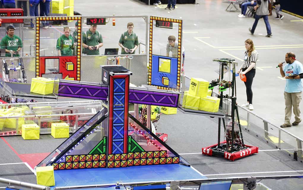                      Pair of Woolwich teams heading to FIRST Robotics World Championships                             
                     