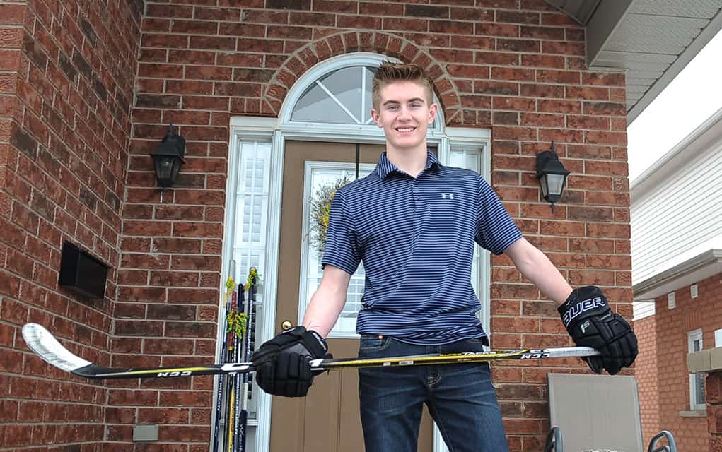 Elmira player taken by the Niagara Ice Dogs in OHL draft