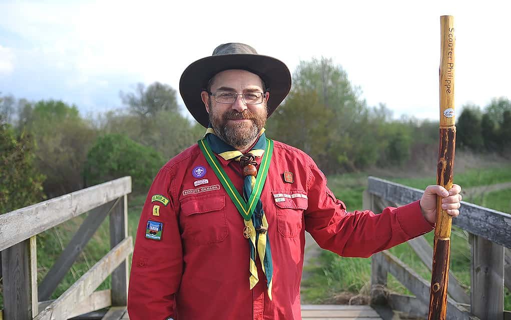 Something of a changing of the guard at 1st Elmira Scouts