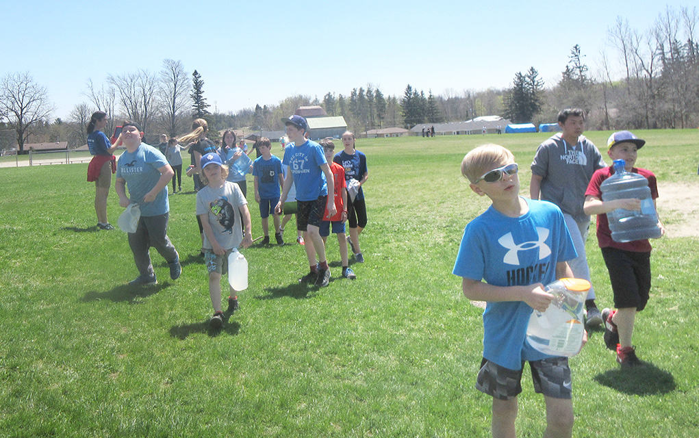 We walk for water – St. Boniface