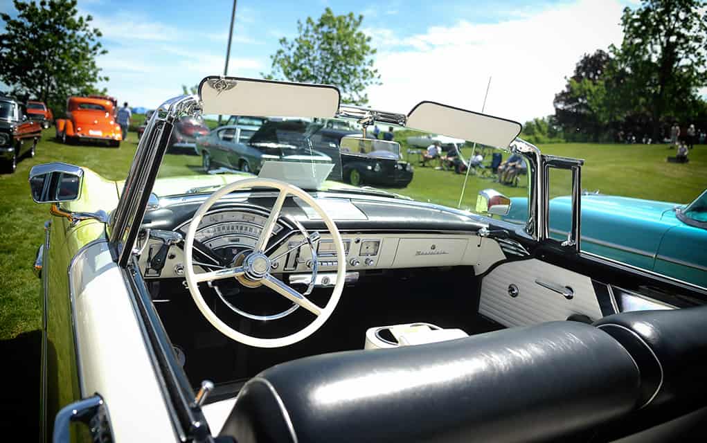 Classic cars roll into St. Jacobs for the HIGHWAYMEN’s GRAFFITI CAR SHOW