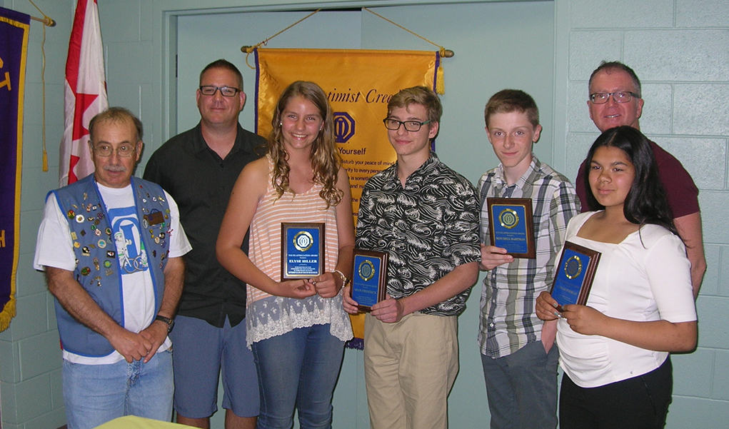 Optimists hold annual youth appreciation banquet
