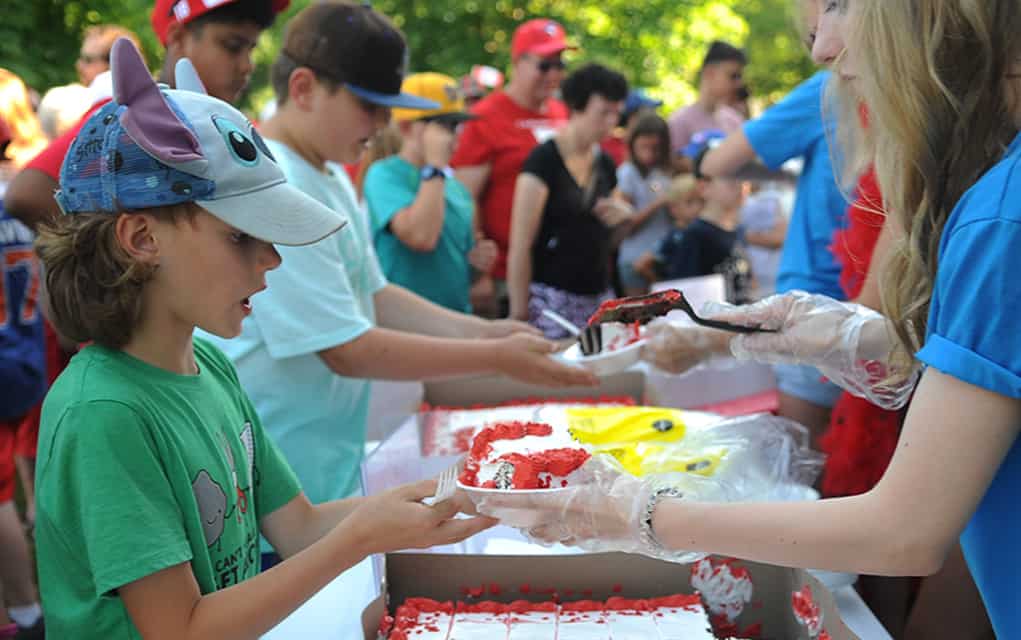                      Celebrating Canada’s day at Gore park in Elmira                             
                     