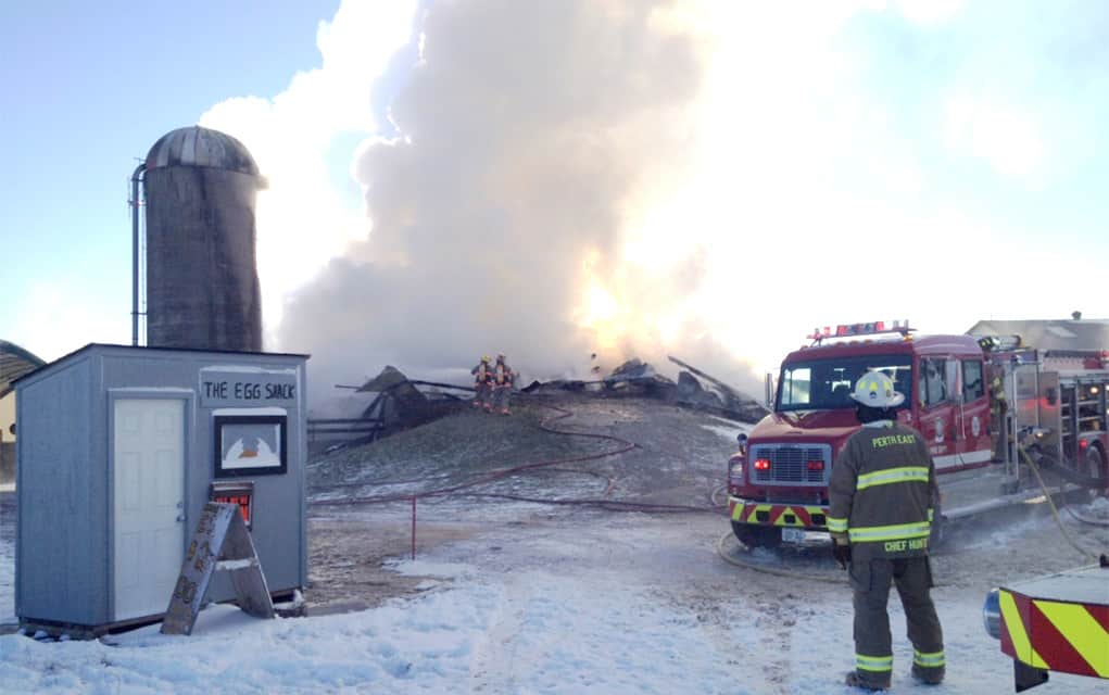 Spate of barn fires have officials asking farmers to take extra precautions