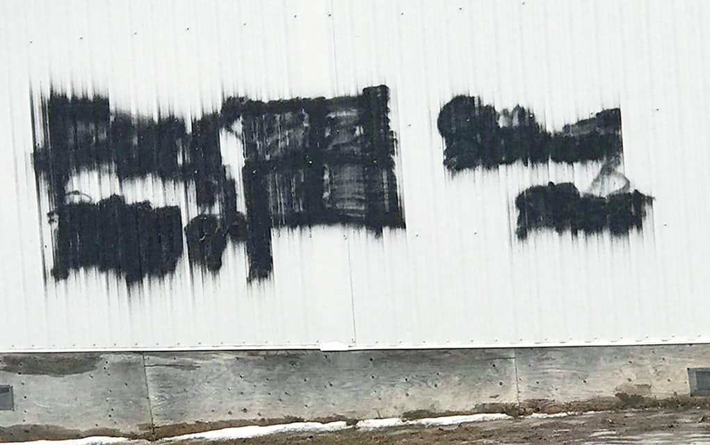 Police investigating troubling graffiti at Wellesley PS