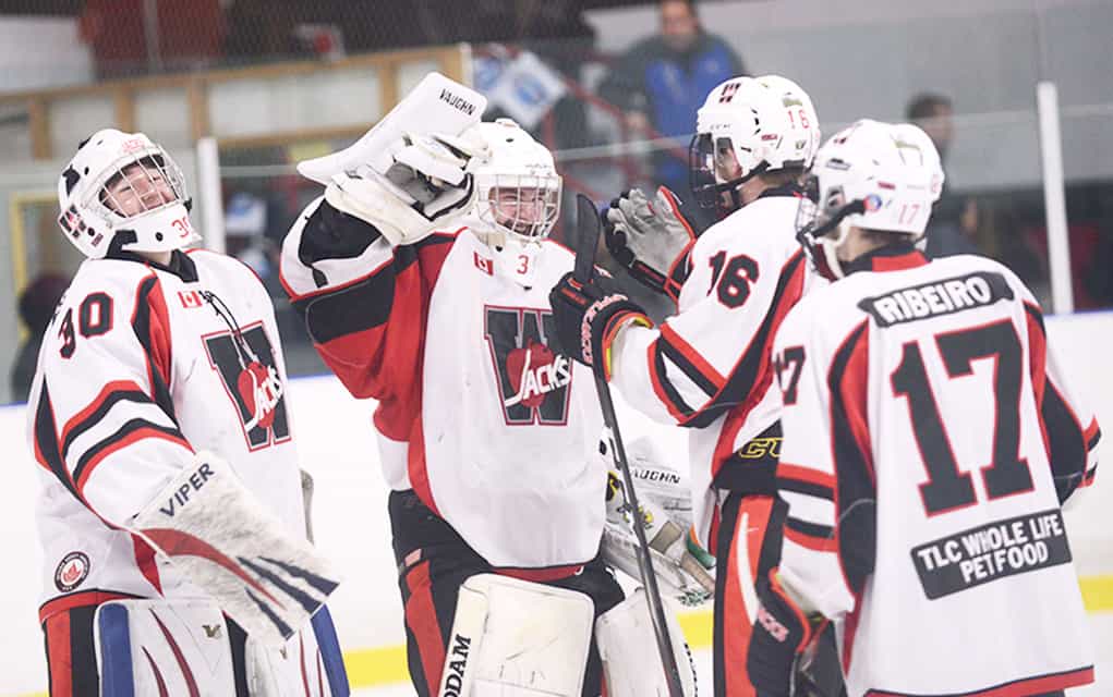 Jacks up 2-1 as New Hamburg series moved to game four
