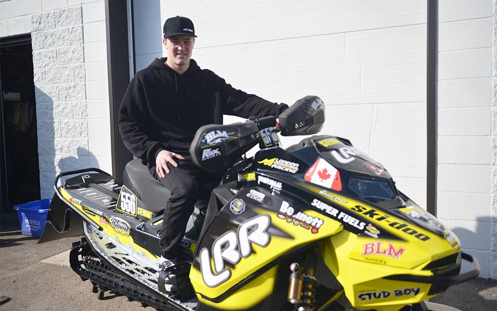 Heidelberg snowcross racer gets to show his stuff close to home