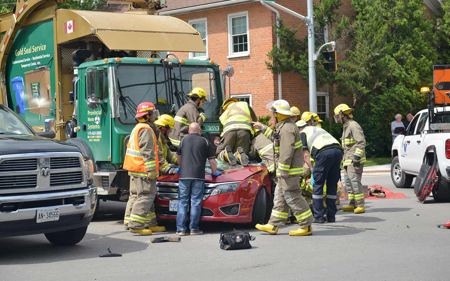                      Conestogo collision sends two people to hospital                             
                     