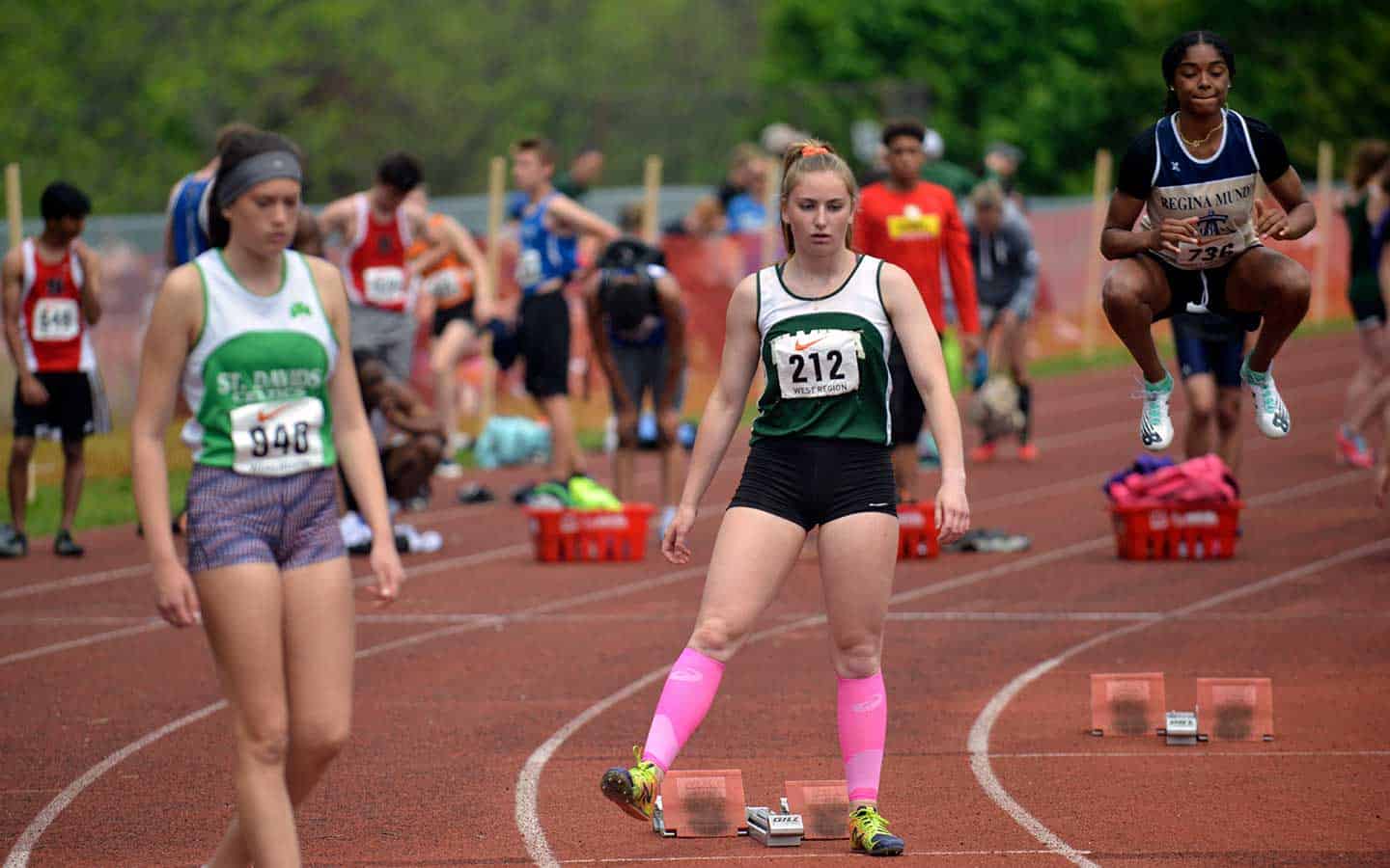 EDSS track & field athletes learn a few things during first trip to provincials