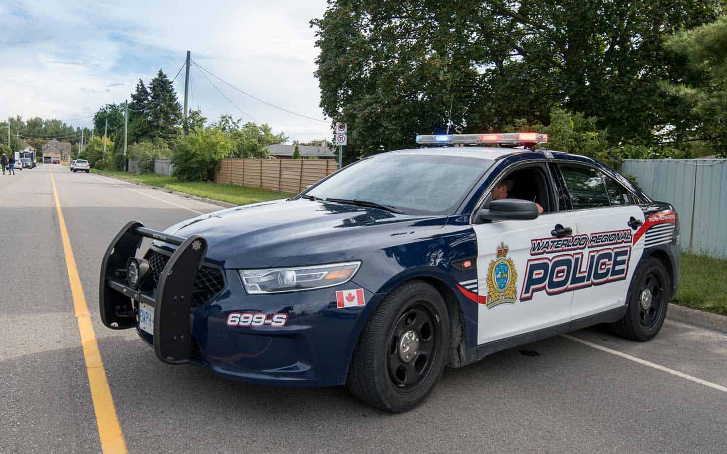                     Police arrest two youths after responding to Kitchener break-in                             
                     
