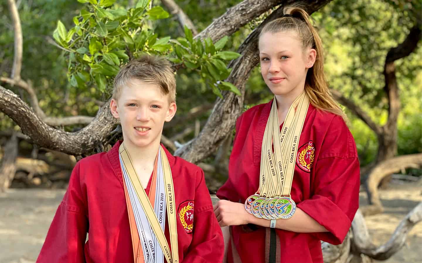 Siblings rake in the medals in Costa Rica