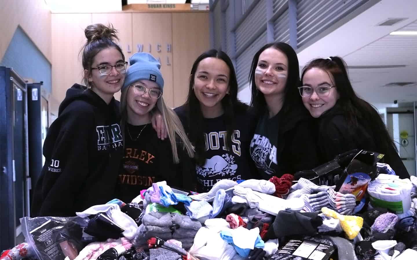 EDSS students join Canada-wide sock donation event