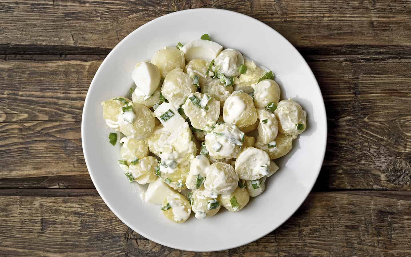 A potato salad for a hot, summery day