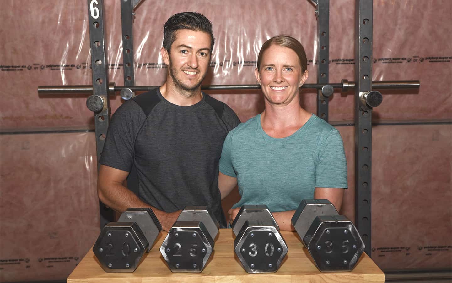 Local couple take DIY workout equipment to the next level