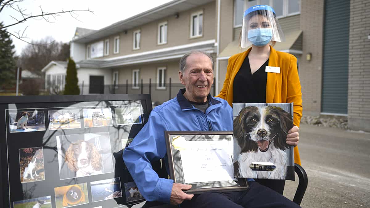 Man’s best friend immortalized on canvas