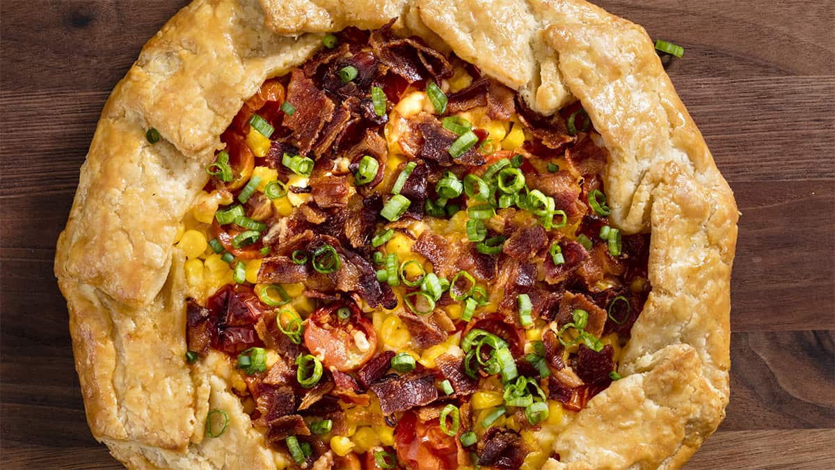 This savory galette makes a great lunch or dinner