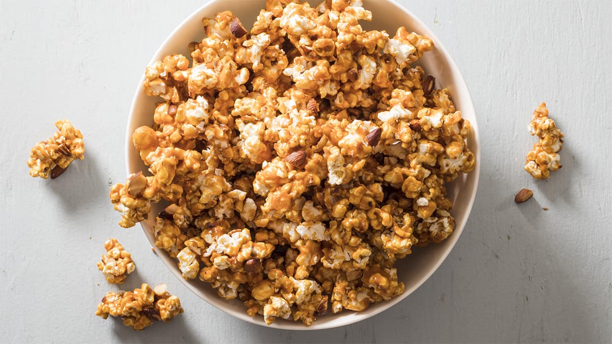 Once the caramel corn pops, you won’t stop snacking!
