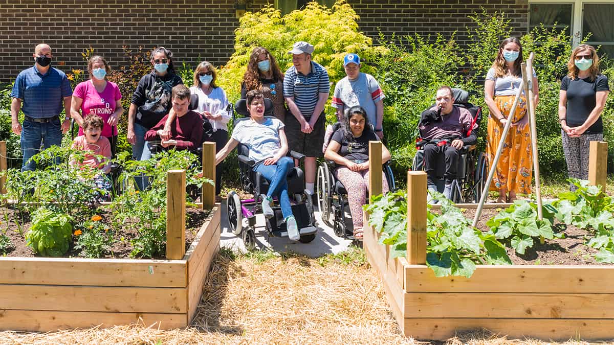 Foundation grant helps EDCL build an accessible garden space