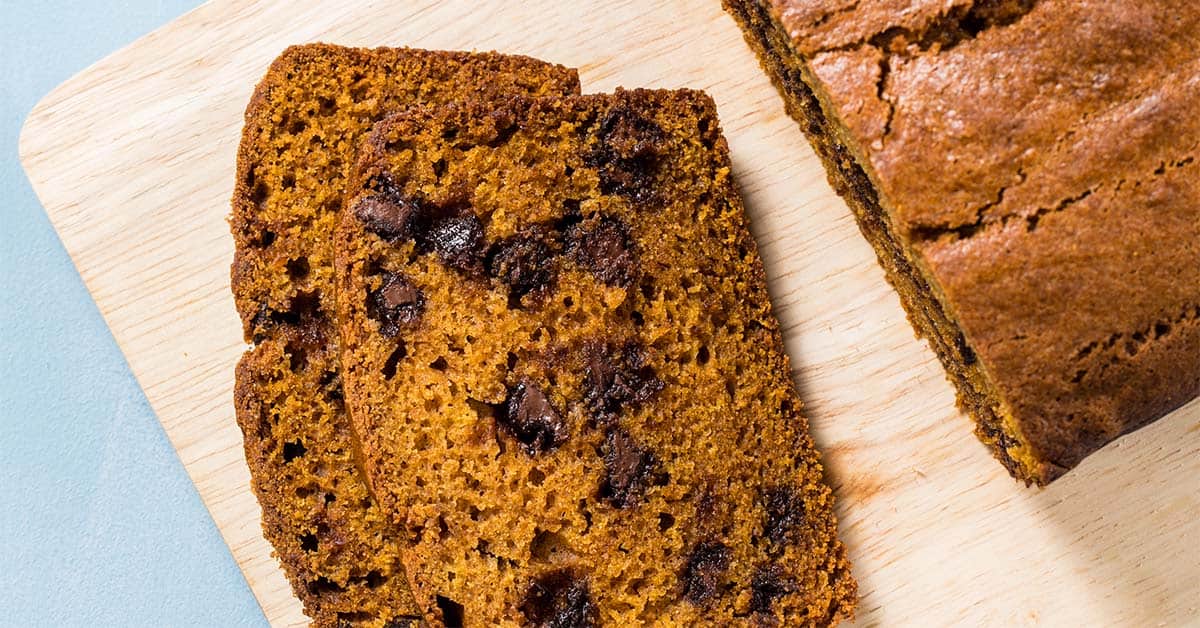 Sugar and spice make this pumpkin bread extra nice