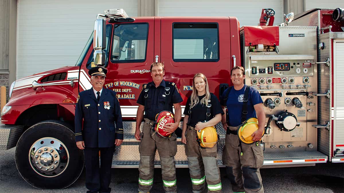                      Firefighting is a family affair                             
                     