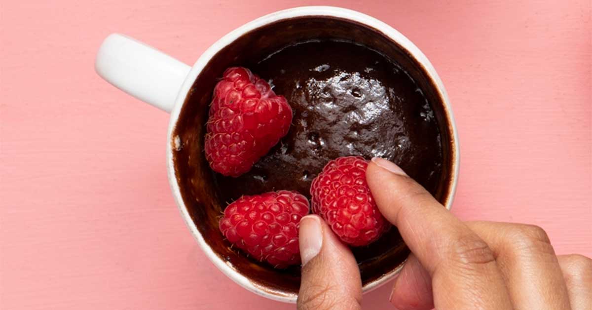 Mug cakes are berry easy to make for you and a friend