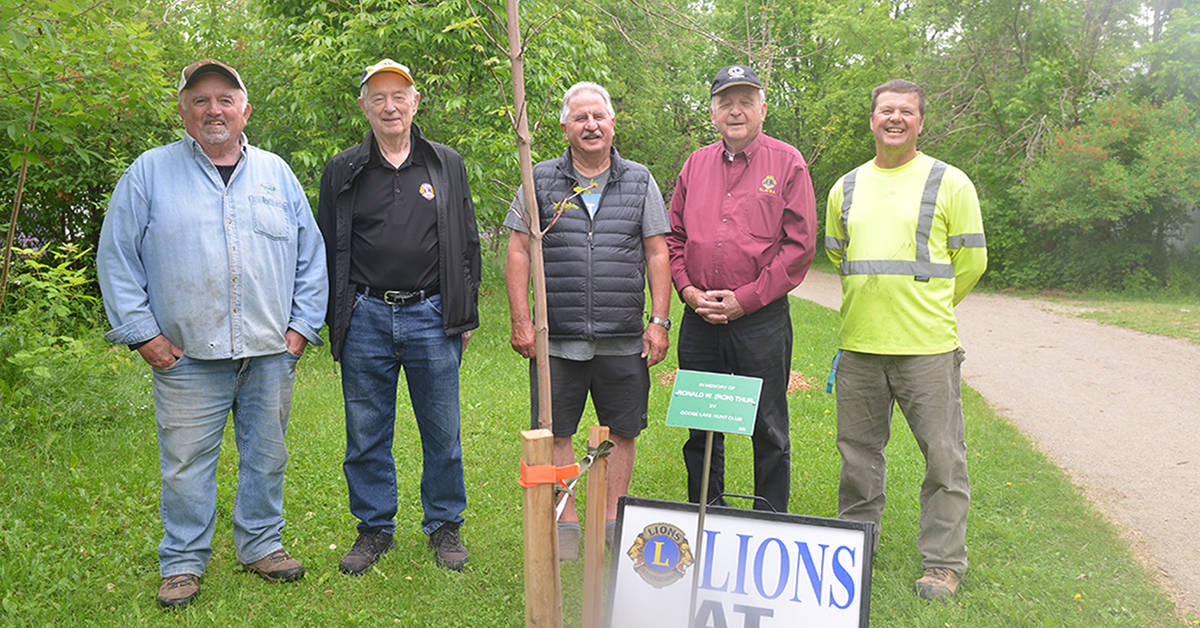 Lions Club returns to in-person services at memorial forest events this weekend