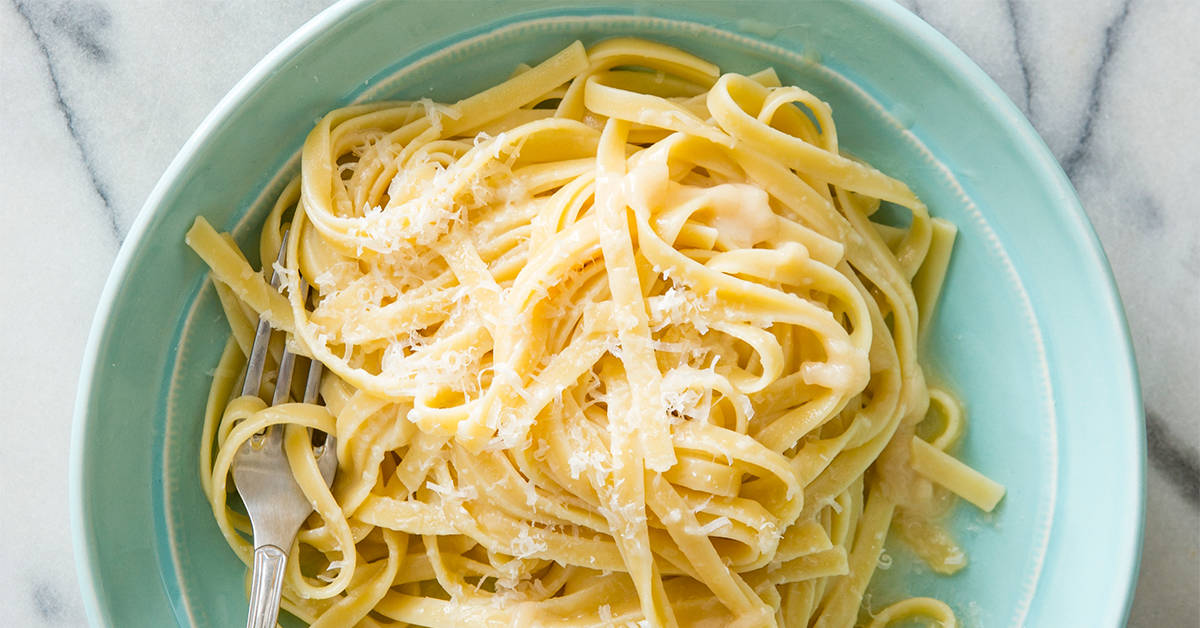                      A handful of ingredients transform into the most perfect, creamy, cheesy pasta                             
                     