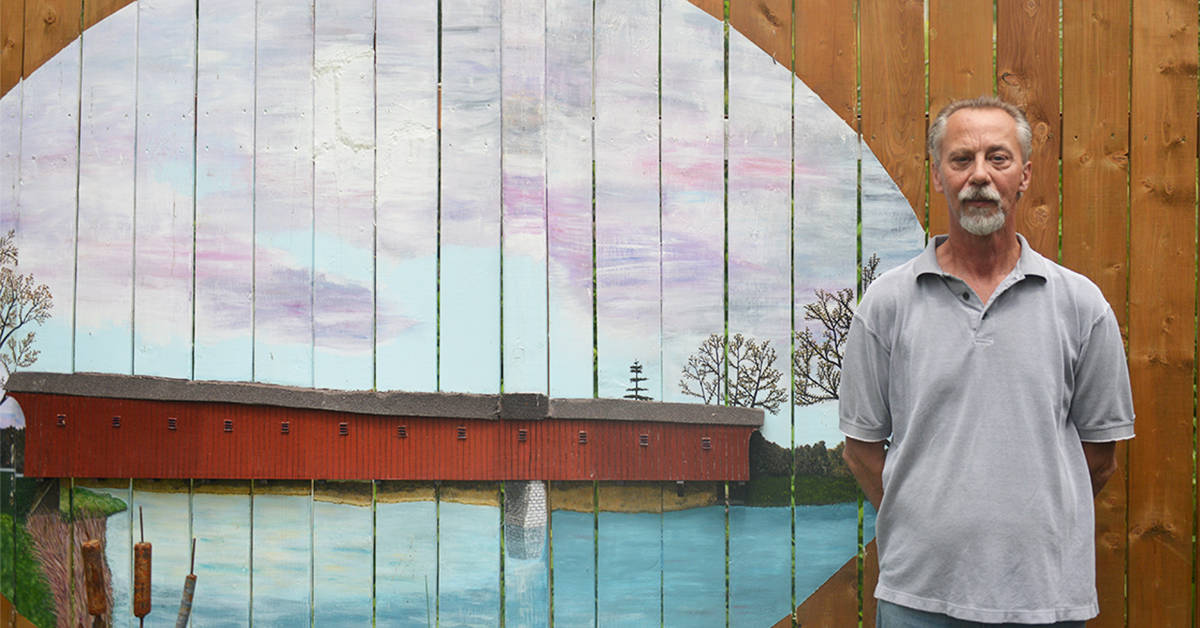 An artistic ode to the covered bridge