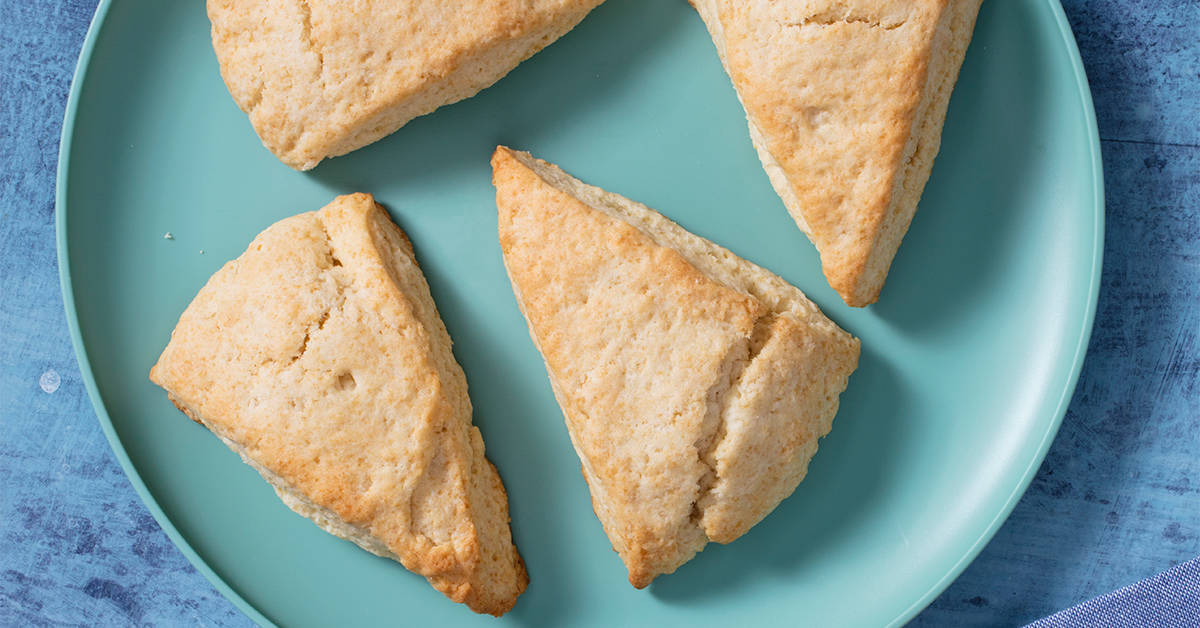 Serve these buttery scones with your favorite jam for a special breakfast
