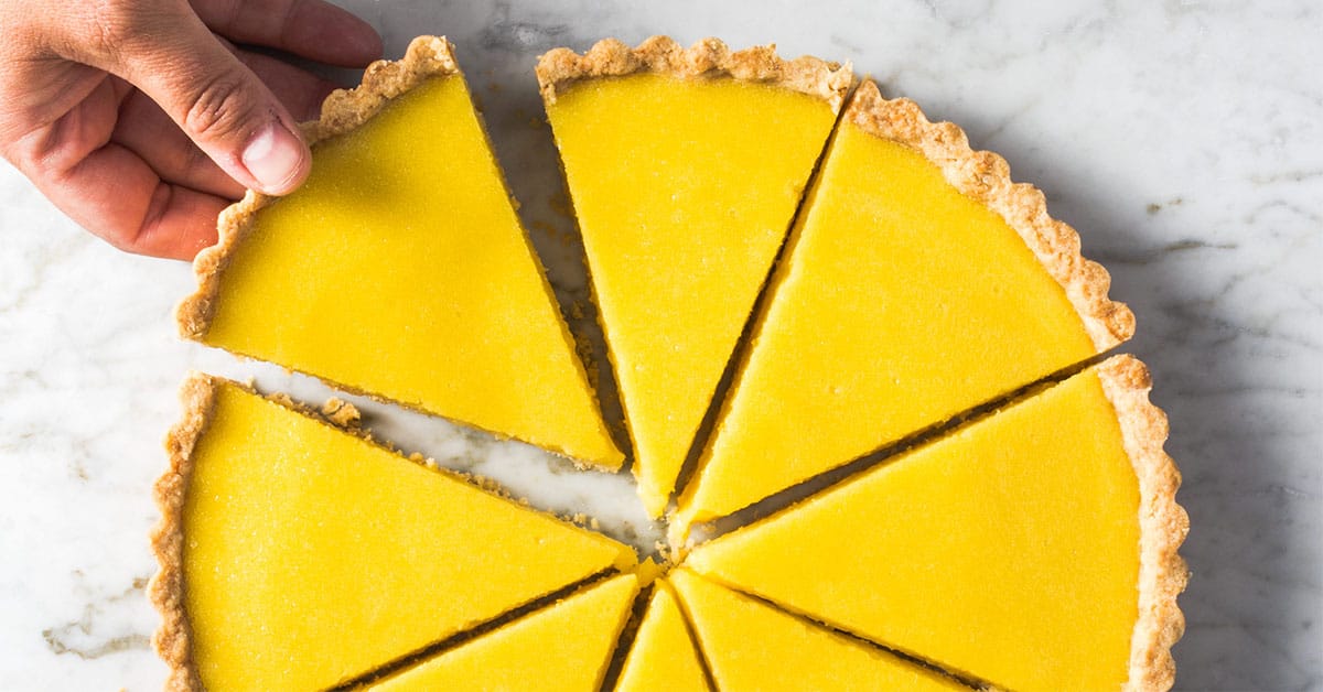 Lemon-olive oil tart is a perfect way to end your Easter celebration