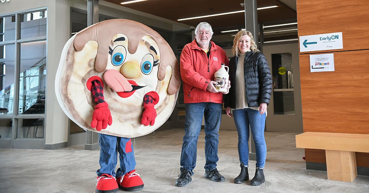                      Bringing a bit of the maple syrup festival to local schools                             
                     